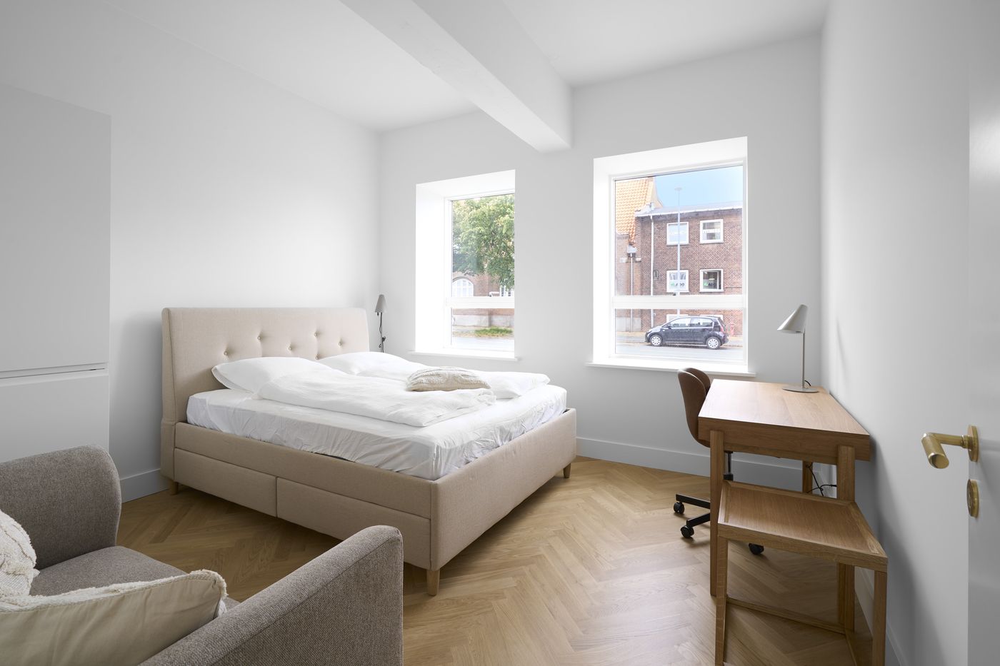 Bedroom in a furnished apartment in Odense, rented out by Bolio